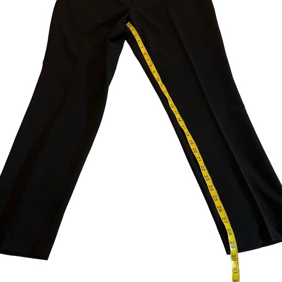 Nordstrom Halogen Women’s High Rise Dress Trouser Pants Black size 14 career - Picture 9 of 15